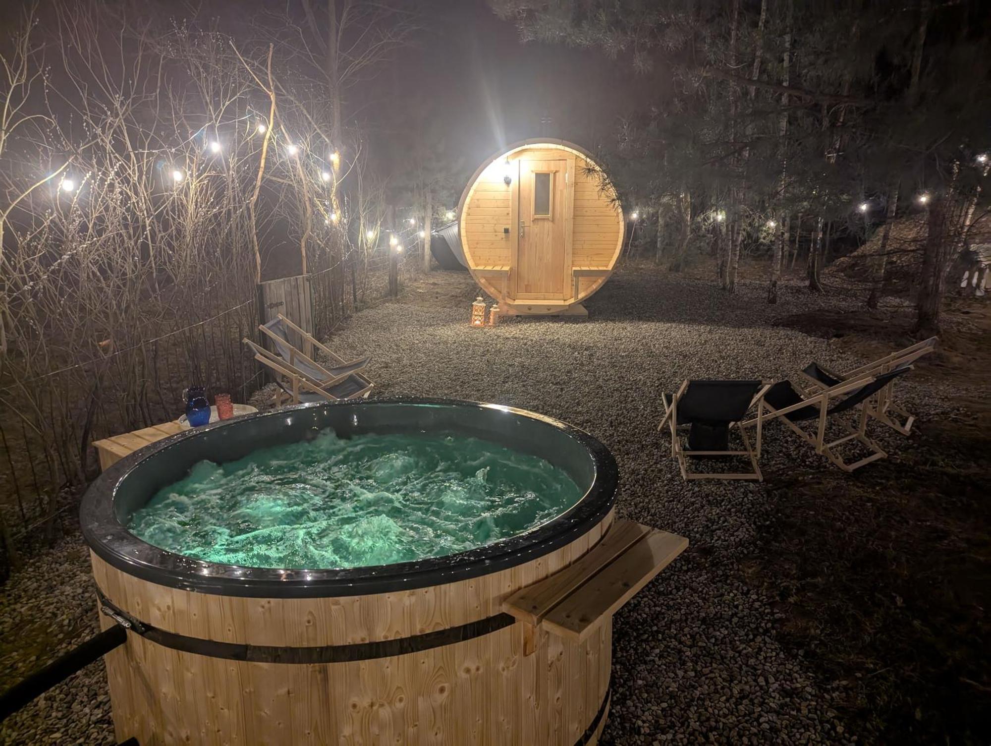Forreset - Lesny Apartament, Sauna I Balia Jacuzzi Gietrzwałd Dış mekan fotoğraf
